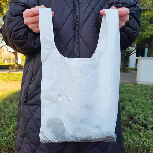 タイベック 折りたたみ型s エコバッグオリジナル製作 バッグファクトリー