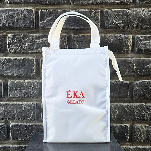 保冷バッグ トートバッグ エコバッグ オリジナル製作 ポリエステル 船底型 シルクプリント