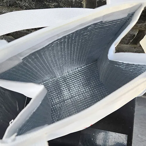 保冷バッグ トートバッグ エコバッグ オリジナル製作 ポリエステル 船底型 シルクプリント