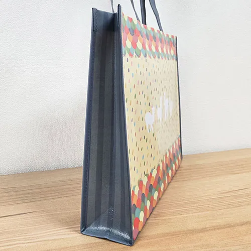 不織布バッグ トートバッグ フルカラー 総柄 全面印刷 エコバッグ オリジナルエコバッグ