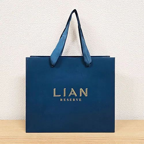 オリジナル紙袋,ショッパー,ベタ印刷,箔押し,高級感,おしゃれ