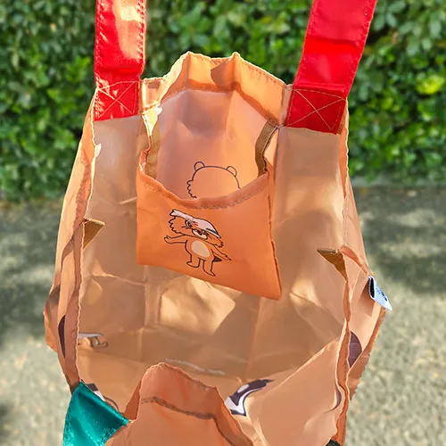 折りたたみバッグ フルカラー 総柄 全面印刷 エコバッグ オリジナルエコバッグ