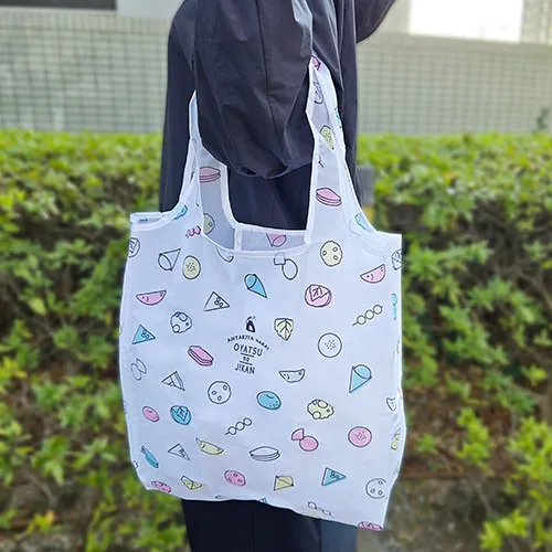 折りたたみバッグ フルカラー 総柄 全面印刷 エコバッグ オリジナルエコバッグ