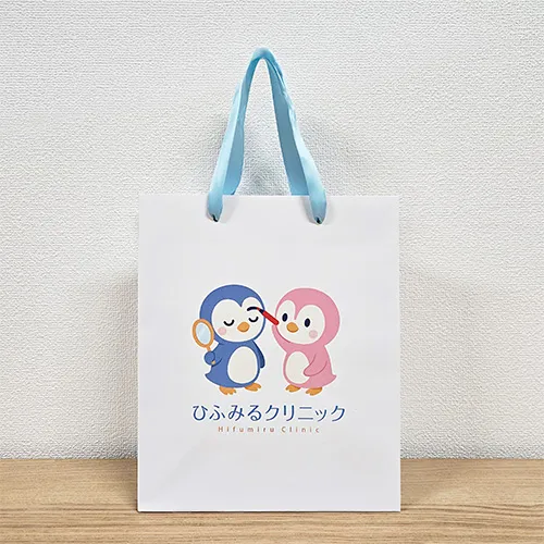 オリジナル紙袋,ショッパー,サテンリボン,かわいい