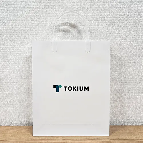 オリジナルショッパー,紙袋,企業,ハッピータック,短納期